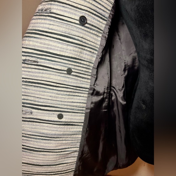 TORY BURCH wool double breasted coat 🩶🩵💙🖤 - Picture 8 of 8